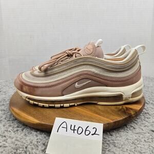 Nike Mens 10.5 Air Max 97 Premium Particle Beige Athletic Sneaker 312834-200